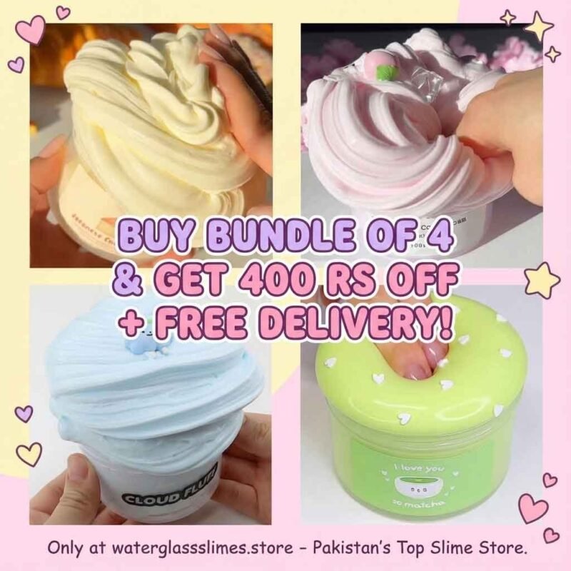 #1 Ultimate Slime Bundle (Pack of 4) – Rs 400 OFF + Free Delivery